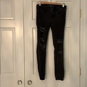 American Eagle black skinny jeans